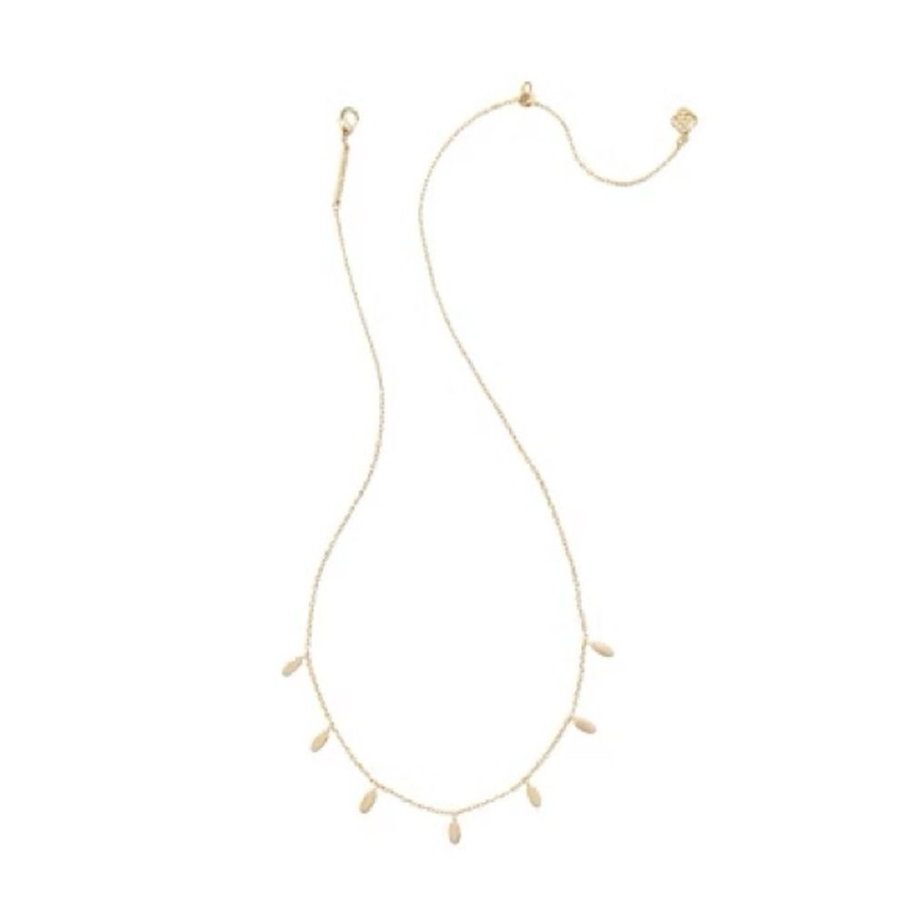 Kendra Scott Jaimee 14K Gold Plated Teardrop Charm Layering Necklace